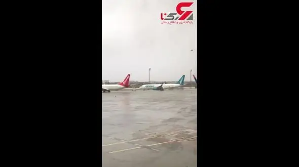 فیلم لحظه حادثه وحشتناک در فرودگاه آنتالیا / چند ایرانی زخمی شدند!+فیلم