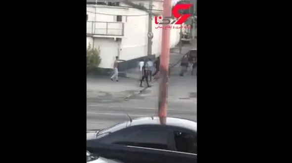 بلای شوم  پسر جوان در حال فرار از دست اوباش  + فیلم