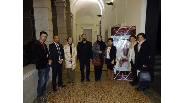 نفس نرگس آبیار در میلان +عکس