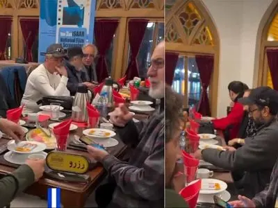 اعتراض مردم به فیلم دورهمی بازیگران ایرانی در این روزهای بد اقتصادی / واقعیت فیلم چیست ؟!