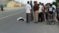عکس جنازه زن اردبیلی رو آسفالت خیابان / صبح امروز رخ داد 