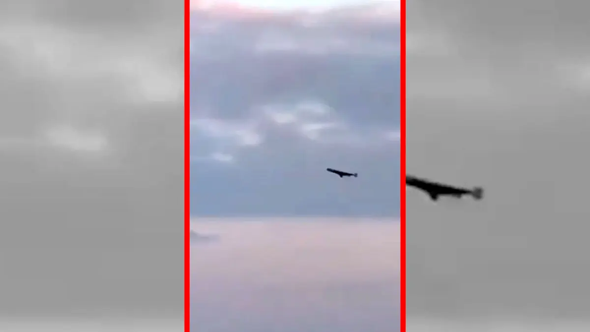 فیلم اصابت پهپاد روسیه به کشتی در بندر اوکراین