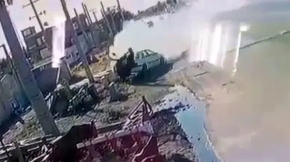 فیلم لحظه مرگ مادر و کودک ارومیه ای در تصادف هولناک / راننده 17 سال دارد 