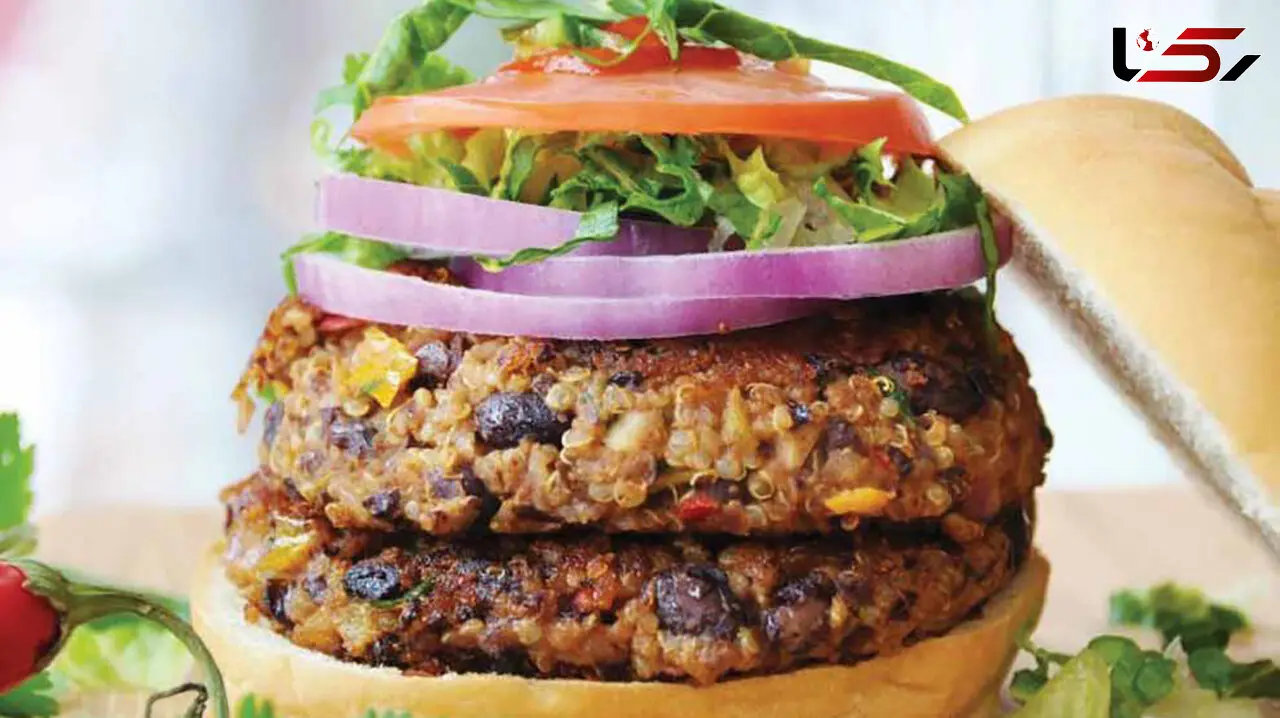 این همبرگر مخصوص گیاهخواران است 