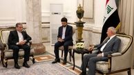 دیدار و گفتگوی دکتر عراقچی و رئیس‌جمهور عراق
