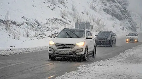 
جاده‌های مازندران لغزنده است