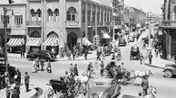 عکسی قدیمی از یکی از تاریخی ترین خیابان های تهران