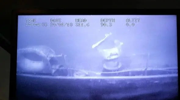  اولین تصاویر ارسالی ربات اعزامی به نفتکش سانچی در عمق اقیانوس + عکس