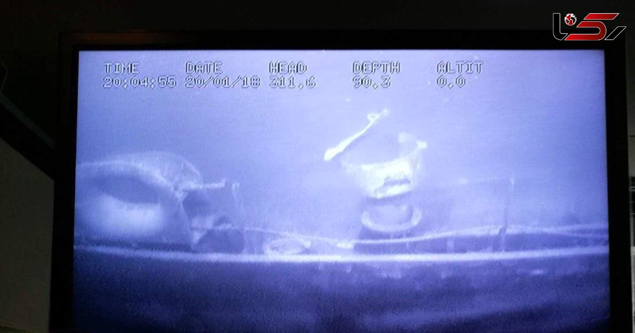  اولین تصاویر ارسالی ربات اعزامی به نفتکش سانچی در عمق اقیانوس + عکس