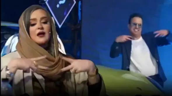 فیلم / یادی کنیم از رقص هندی  حامد آهنگی و نعمیه نظام دوست  / همه مبهوت شدند
