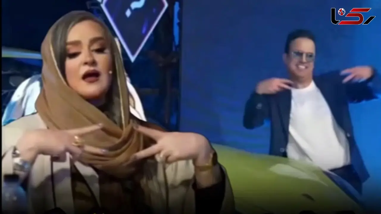 فیلم رقص هندی مشترک حامد آهنگی و نعمیه نظام دوست روی آنتن / همه مبهوت و حیرت زده شدند .../ کجا داریم میریم ما ...