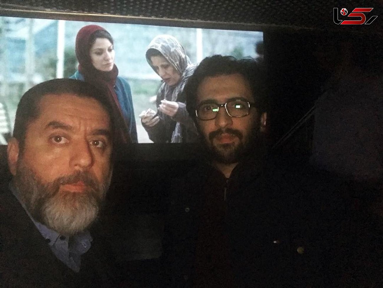 دیدار کارگردان و تهیه کننده محبوب ایرانی در اولین نمایش «دارکوب» +عکس