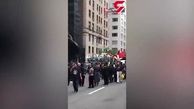 راهپیمایی عزاداران حسینی در منهتن نیویورک+فیلم