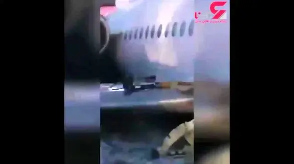 فیلم / سقوط هواپیمای مسافربری در قزاقستان