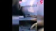 فیلم / سقوط هواپیمای مسافربری در قزاقستان