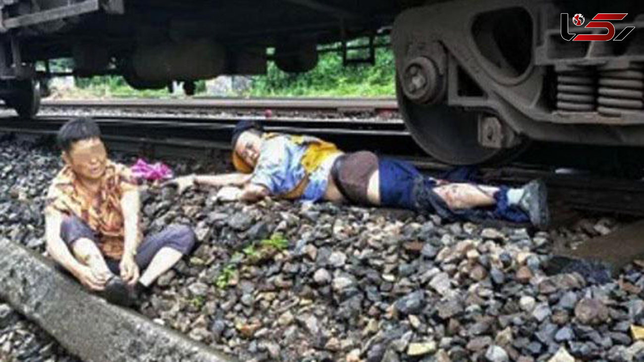 قطع شدن پای راننده قطار بخاطر  نجات جان زن نابینا+ تصاویر 