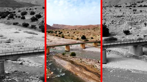 فیلم نمای هوایی از طبیعت بکر اندیکا