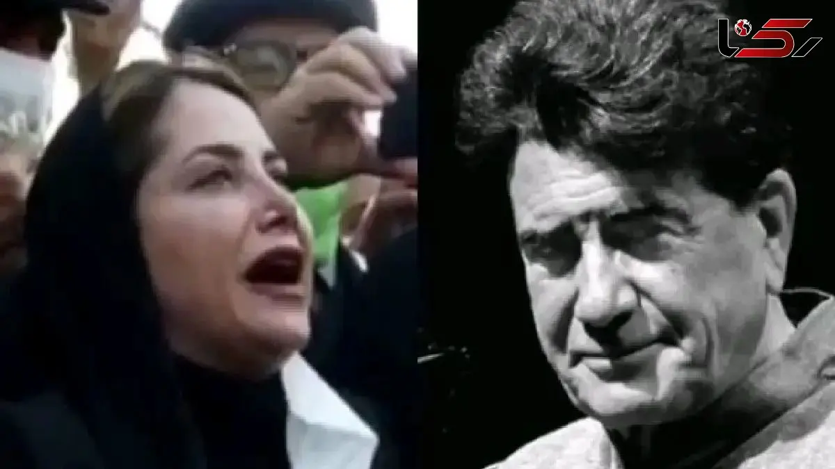 آواز احساسی؛ نغمه خوانی و زجه مژگان شجریان بر سر مزار پدرش اسطوره قلبت تیکه تیکه میشه