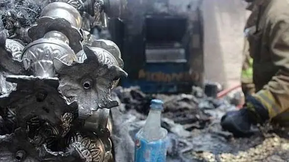 آتش سوزی بزرگ در بازار تهران+ تصاویر