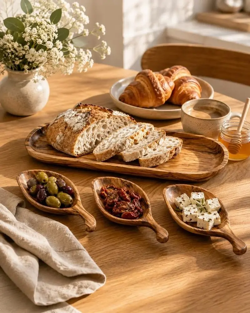 ظروف صبحانه_خوری چوبی