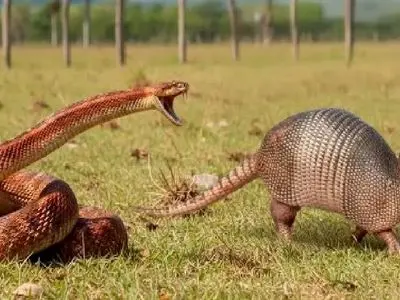 فیلم/ مستند حیات وحش؛ ستیز سبعانه موریانه خور و مار برای بقا