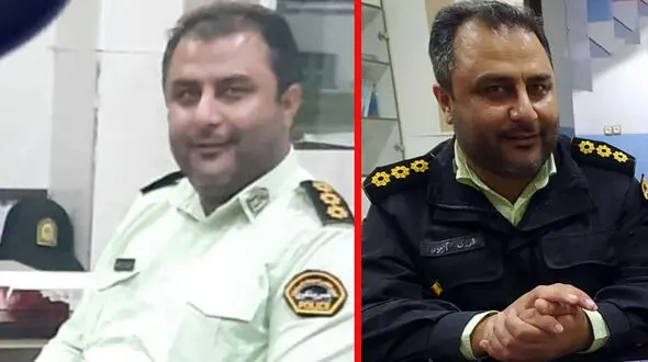 مراسم هفتمین روز شهید مدافع امنیت و حریم کشور «سرگرد مهدی آزمون» در آبادان  برگزار شد + فیلم