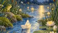 داستان شب/ قایق کاغذی در سفر به برکه خواب/ قصه درمانی 