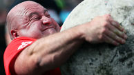 تصاویری از رقابت مردان آهنین بر سر وزنه های چند صد کیلویی 