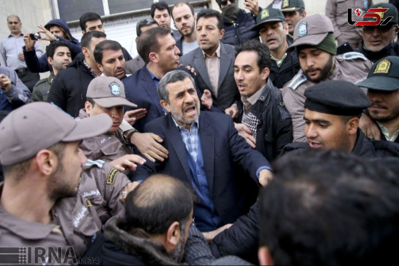 احمدی نژاد صبح امروز دستگیر شد !
