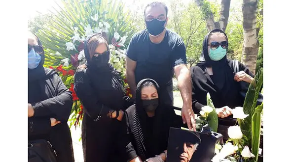 محسن قاضی مرادی در قطعه هنرمندان آرام گرفت + عکس