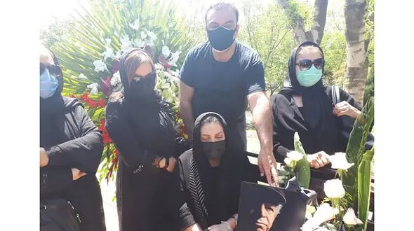 محسن قاضی مرادی در قطعه هنرمندان آرام گرفت + عکس