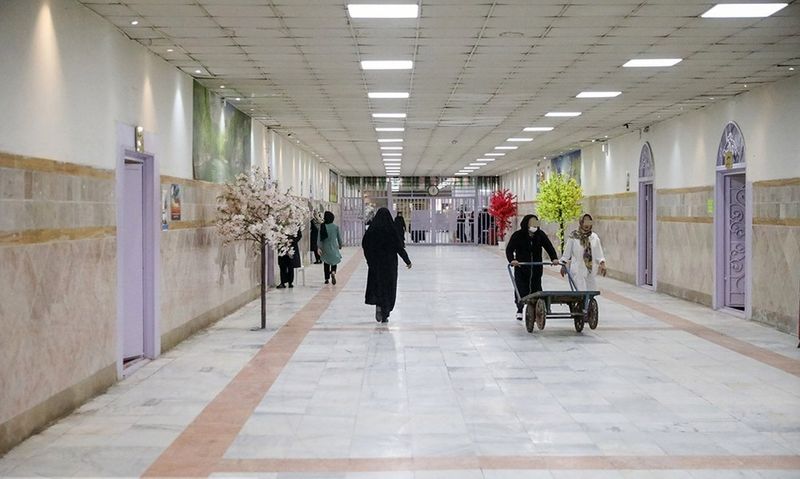 (تصاویر) زنان بازداشت شده اعتراضات در ندامتگاه زنان تهران 