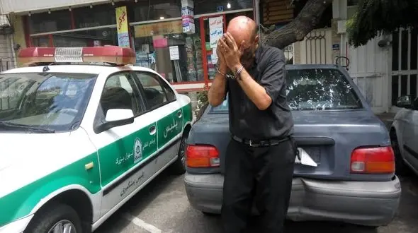 دستگیری معتادی که با پراید دزدی مسافرکشی می کرد + عکس