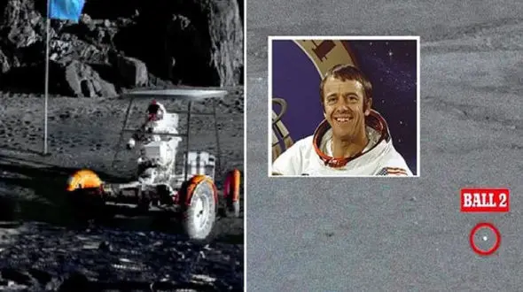 فضانوردان روی کره ماه گلف بازی کردند + فیلم 