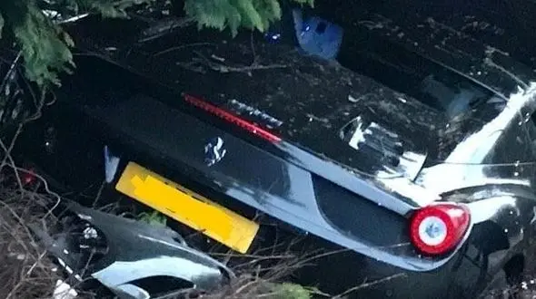 وقتی پدال گاز خودروی لوکس گیر کرد، با سرعت وارد حیاط خلوت یک خانه شد+ عکس 