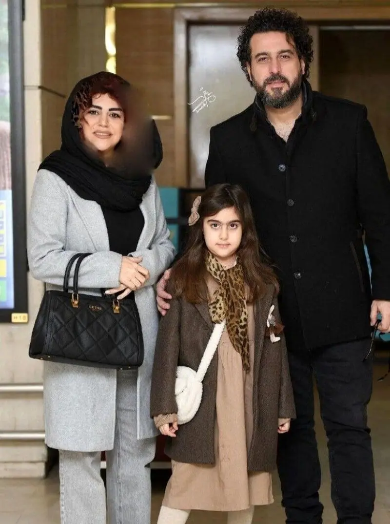 محسن کیایی و همسرش