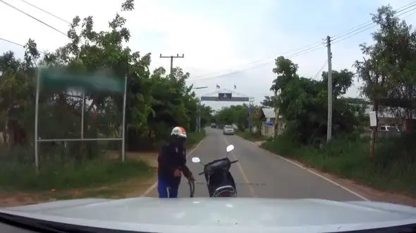 شکار بی رحمانه مار بزرگ در خیابان در کمتر از چند ثانیه + فیلم و عکس