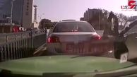 اقدام احمقانه راننده بی ملاحظه سوژه مردم شد+فیلم / چین