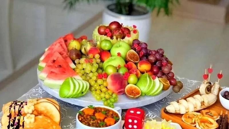 تزئین میوه