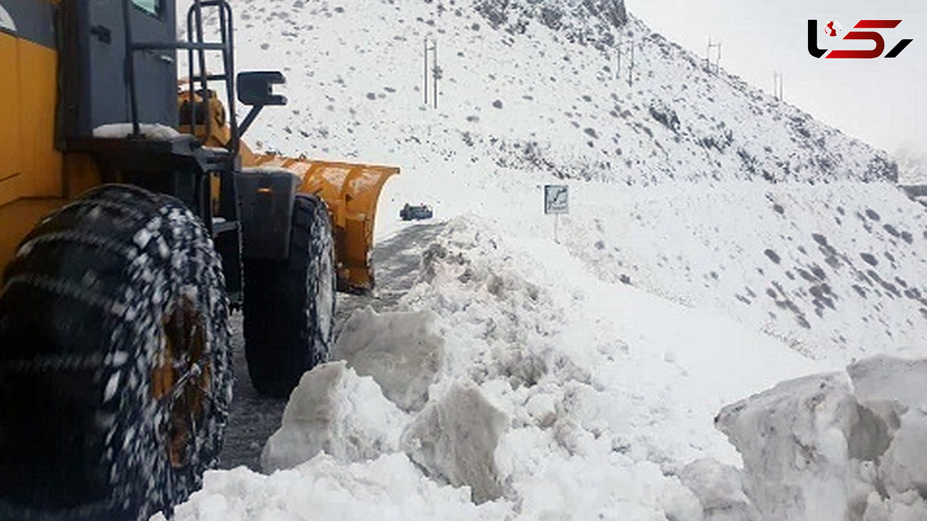 فیلم بارش شدید برف که خودروها را در خود دفن کرد / در کردستان رخ داد 