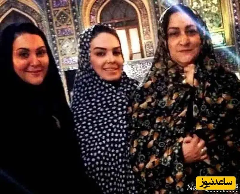 بازیگران در حرم امام رضا