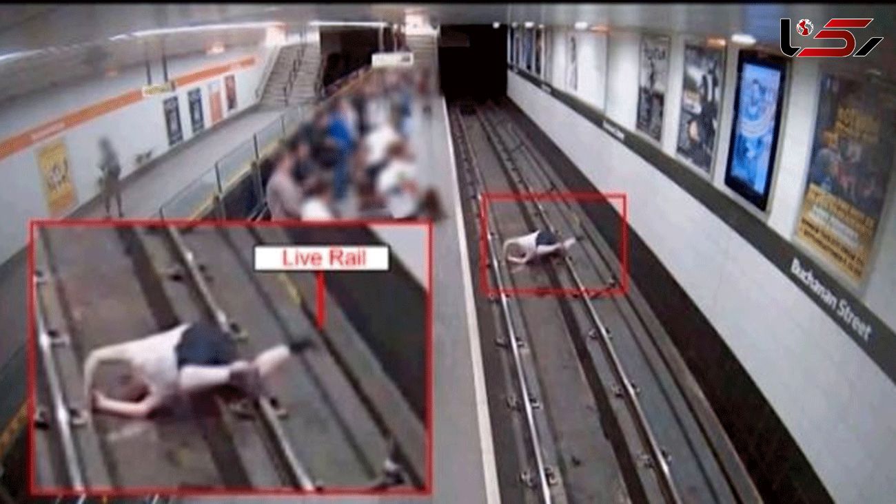 Dad headbutted onto subway track seconds before train arrived