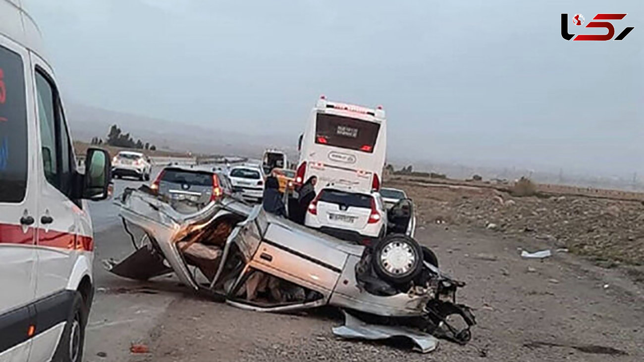 3 کشته در واژگونی هولناک پژو 405 / در محور نیکشهر به چابهار رخ داد+ عکس