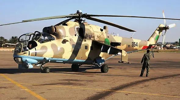 پنج کشته در سقوط بالگرد روسی