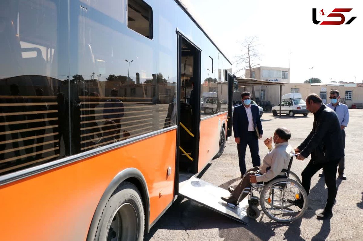 آماده سازی بستر حمل ونقل عمومی شهر یزد برای تردد معلولان 