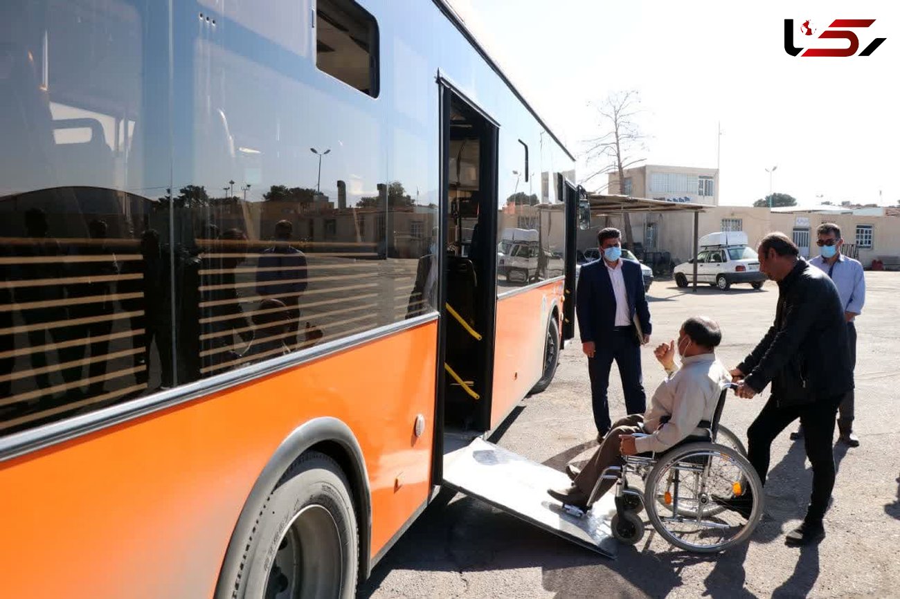 آماده سازی بستر حمل ونقل عمومی شهر یزد برای تردد معلولان 
