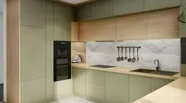 کابینت سبز ماچا؛ ترند ۱۴۰۵ که آشپزخانه را از این رو به آن رو می‌ کند