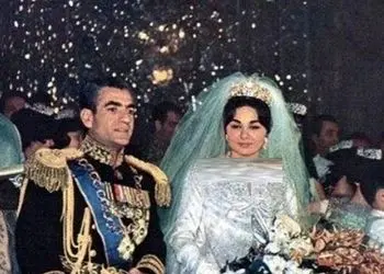 فیلم / سرنوشت حیرتانگیز لباس عروس فرح پهلوی همسر محمدرضا شاه بعد از سقوط سلطنت !