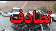 تصادف مرگبار تریلی و پژو در اتوبان تهران  ساوه