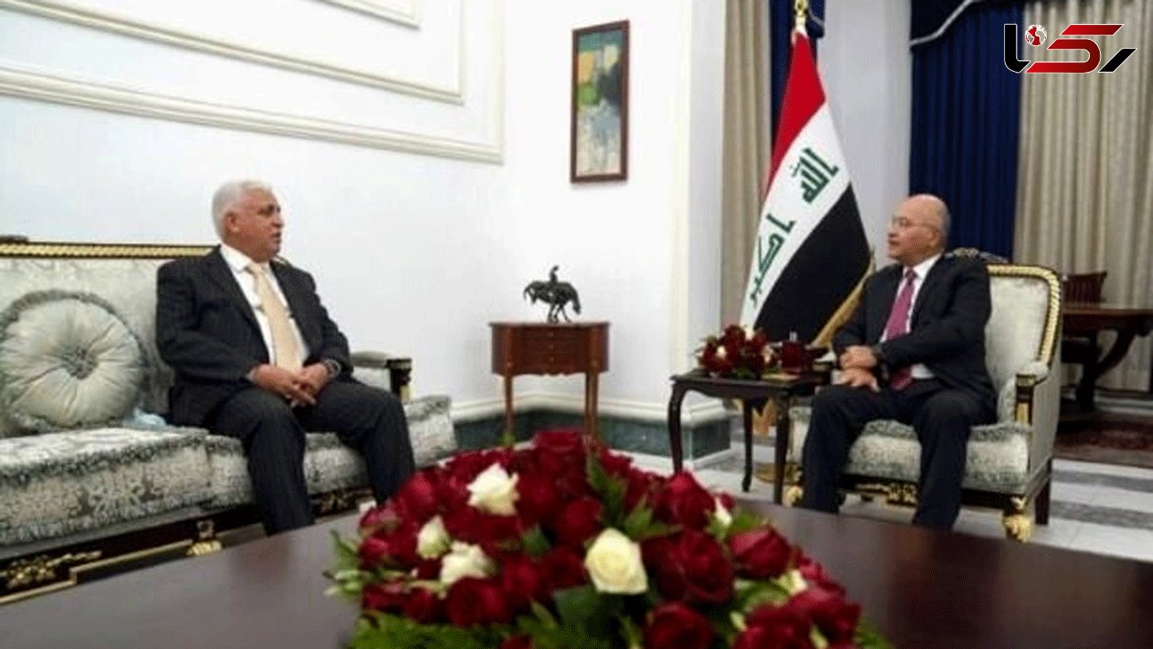 Iraqi president, sanctioned PMU head discuss security issues